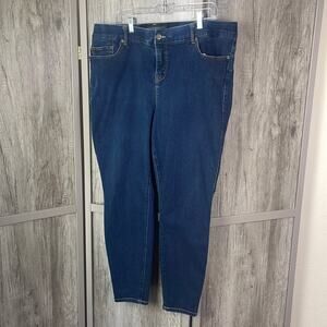 Torrid Bombshell Skinny indigo jeans women's 24R